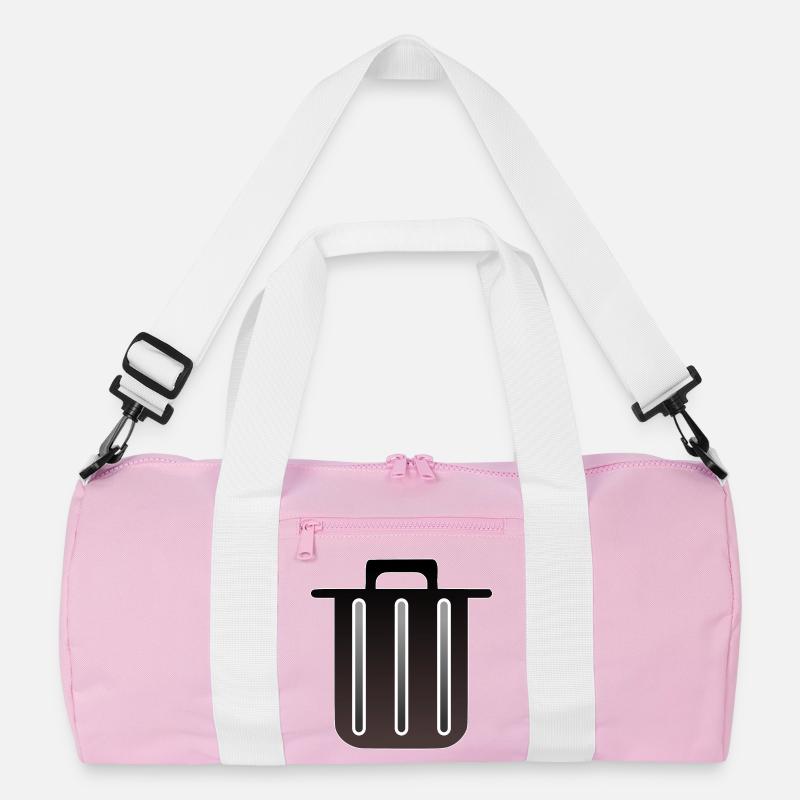 GARBAGE TRASH CAN Recycled Duffel Bag