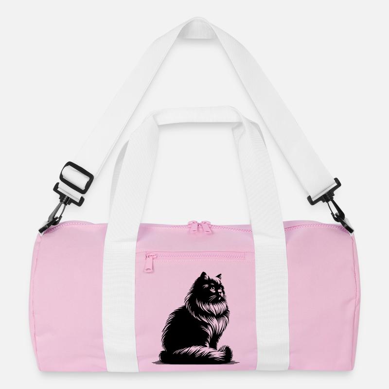 Britisch Langhaar Katze Recycelte Duffel Bag