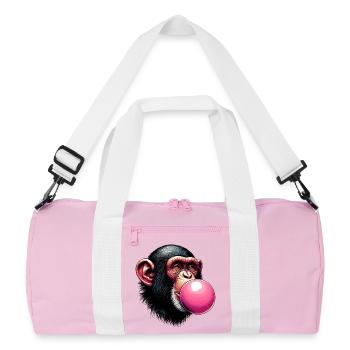 Monkey - Recycled Duffel Bag - pink/white - Front