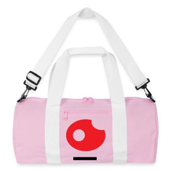 26 Art - Recycled Duffel Bag - pink/white - Front