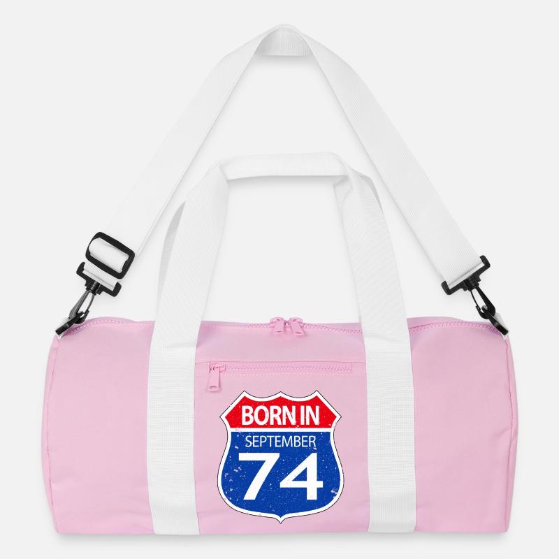 Born_in_September_74 Recycelte Duffel Bag