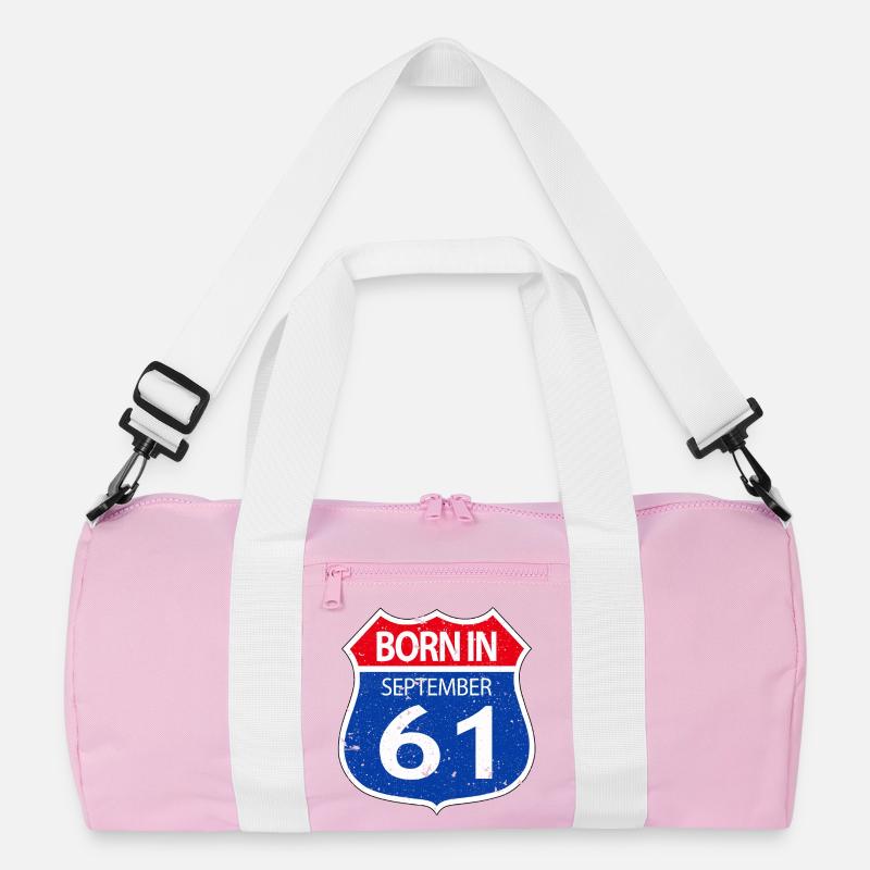 Born_in_September_61 Recycled Duffel Bag