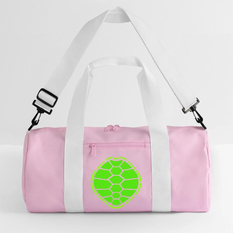 Turtle shell pattern turtle icon cool Recycled Duffel Bag