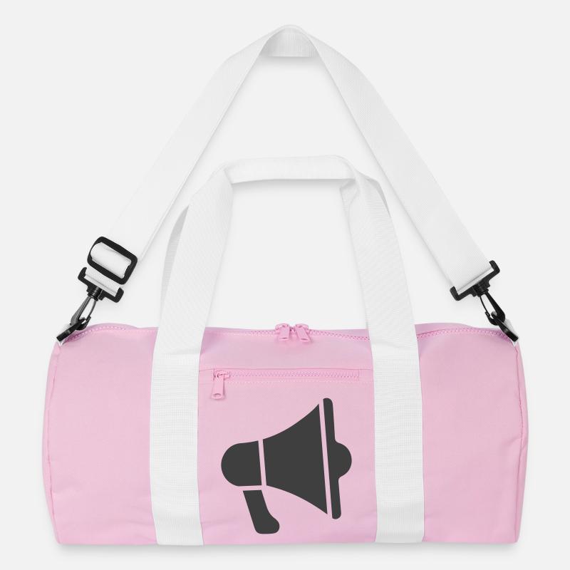 Megaphon-Symbol Recycelte Duffel Bag