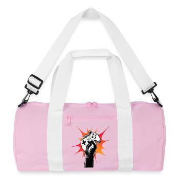 Gamer Power Controller Motiv - Recycled Duffel Bag - pink/white - Front