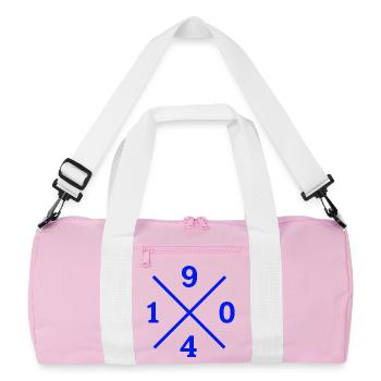 1904 Gelsenkirchen Ruhrpott Football pour les vrais fans - Sac de sport recyclé - rose/blanc - Devant