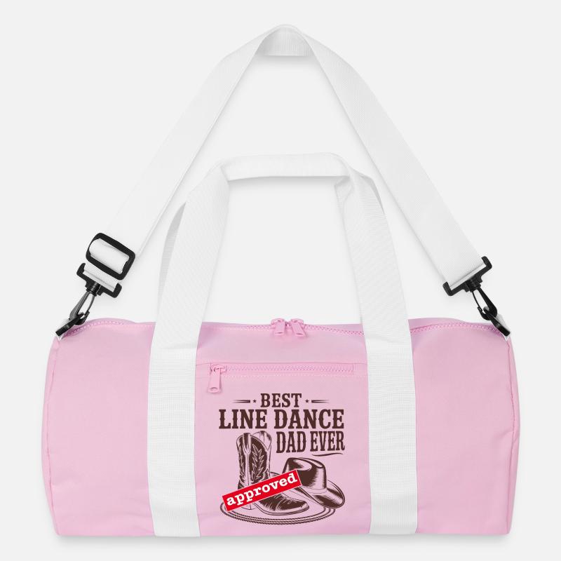 Der beste Line Dance Papa Recycelte Duffel Bag