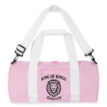King of Kings - Recycled Duffel Bag - pink/white - Front
