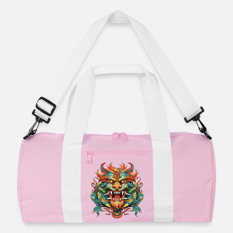 Drache Comic China Recycelte Duffel Bag