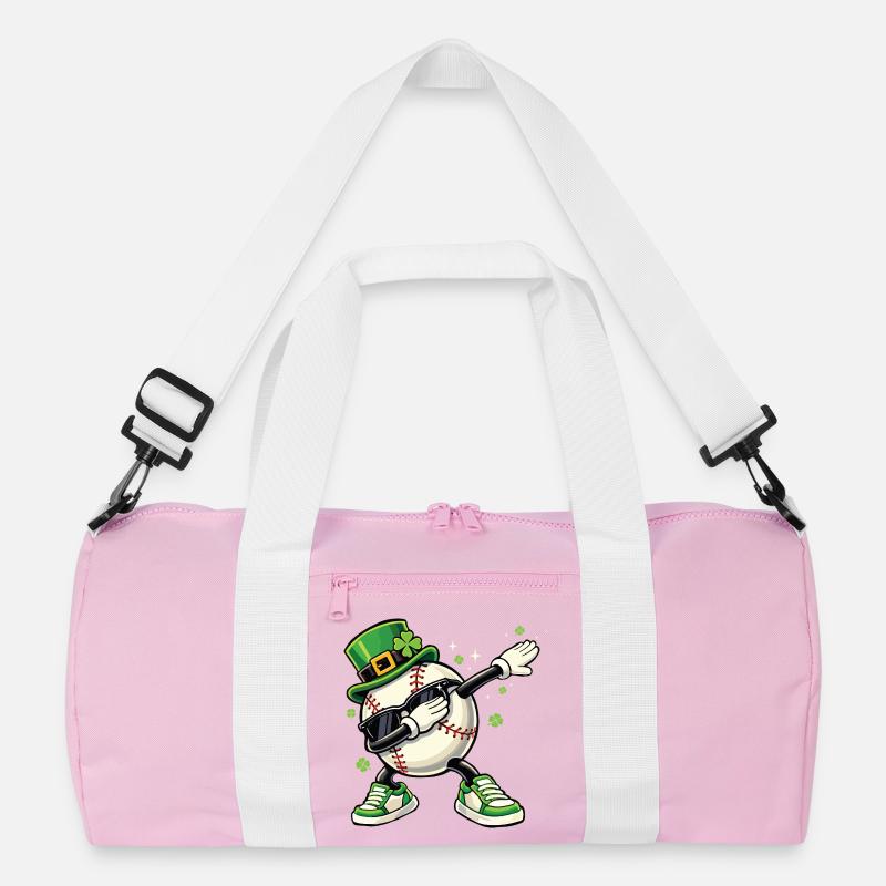Baseball-Leprechaun St. Patrick's Recycelte Duffel Bag