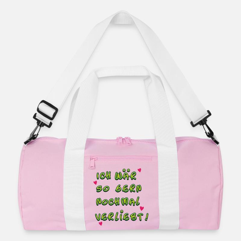 in love Recycled Duffel Bag