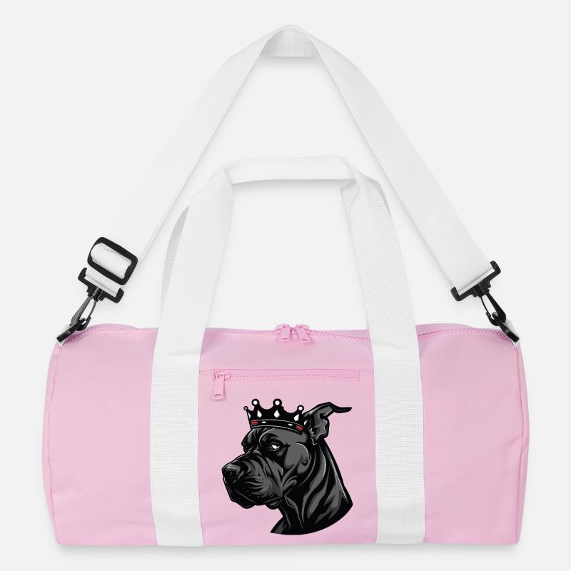 Great Dane Hund Krone Recycelte Duffel Bag