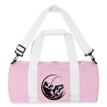 Angler - Recycled Duffel Bag - pink/white - Front
