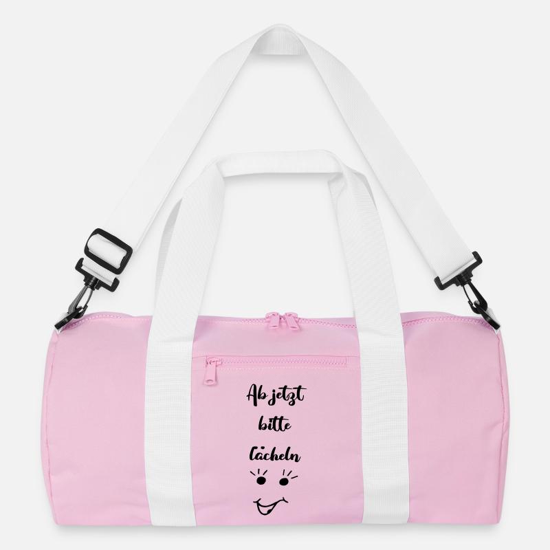 ab jetzt bitte laecheln Recycelte Duffel Bag