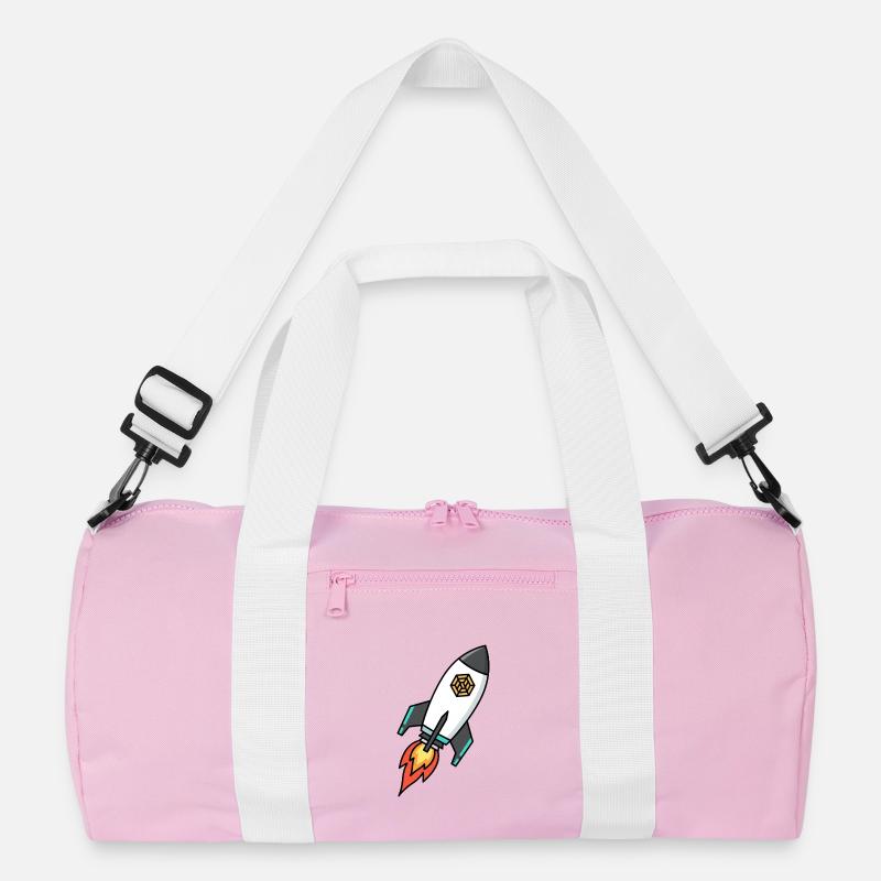 To the Moon Rakete | Web3 & Crypto Start Recycelte Duffel Bag