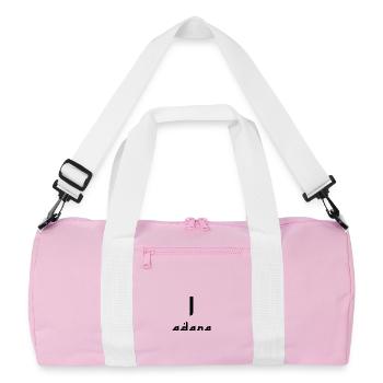 Adana 01 - Recycled Duffel Bag - pink/white - Front