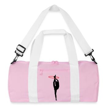Gymnastique - Sac de sport recyclé - rose/blanc - Devant