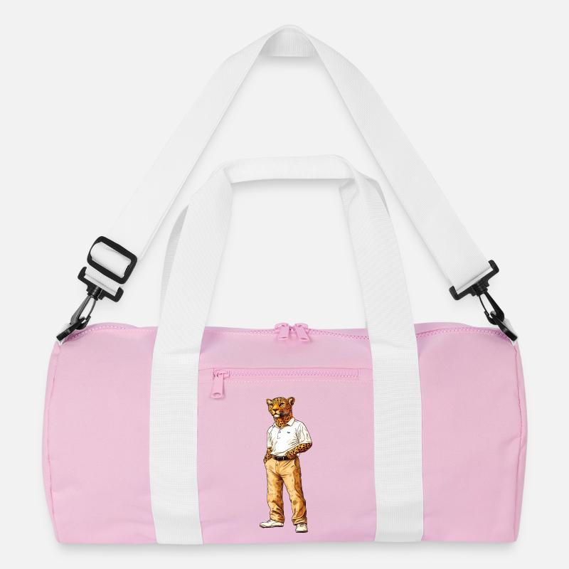 Leopard Fan Recycelte Duffel Bag