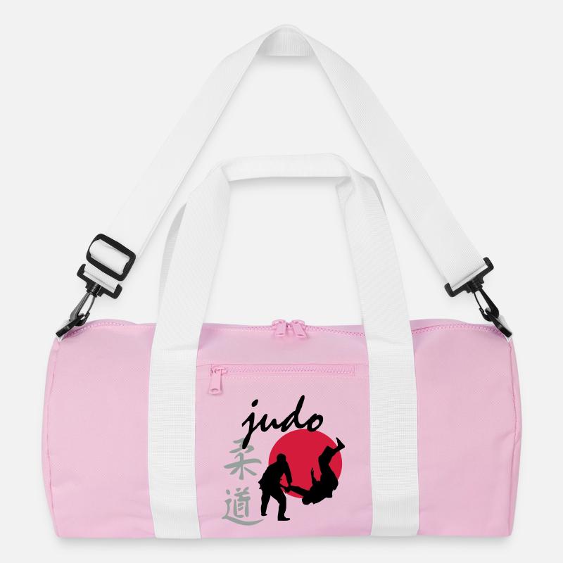 Judo - Recycelte Duffel Bag - Rosa/Weiß