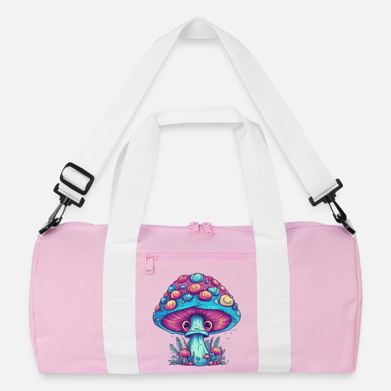 Psychedelic Mushroom - Magic Mushroom Recycled Duffel Bag
