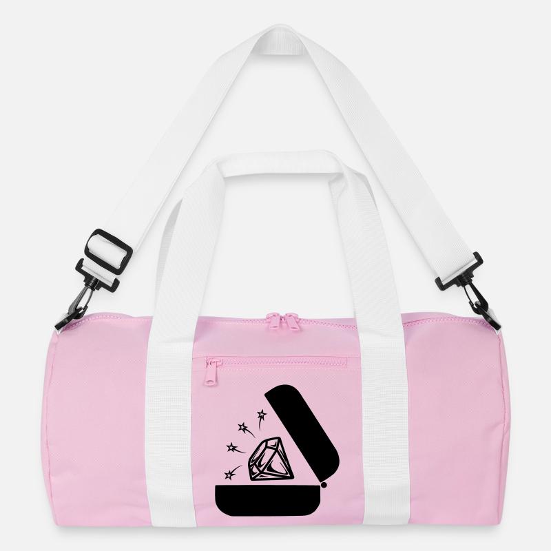 Diamond in box Recycled Duffel Bag