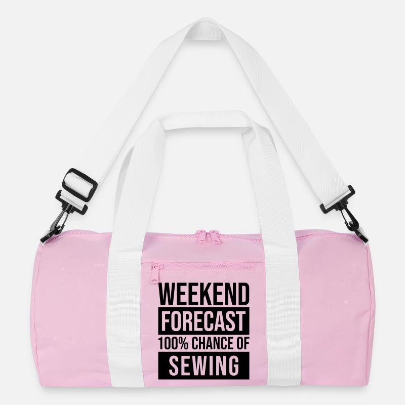 Sewing Recycled Duffel Bag