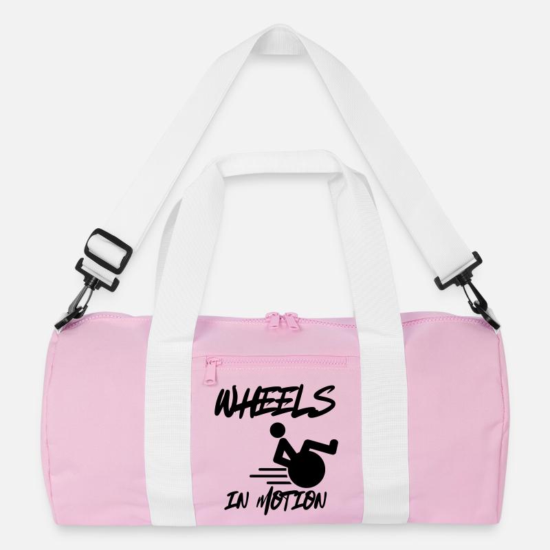 Rollstuhlräder sind immer in Bewegung * Recycelte Duffel Bag