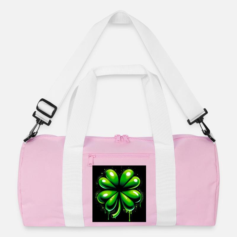 Vierblättriges Kleeblatt Recycelte Duffel Bag