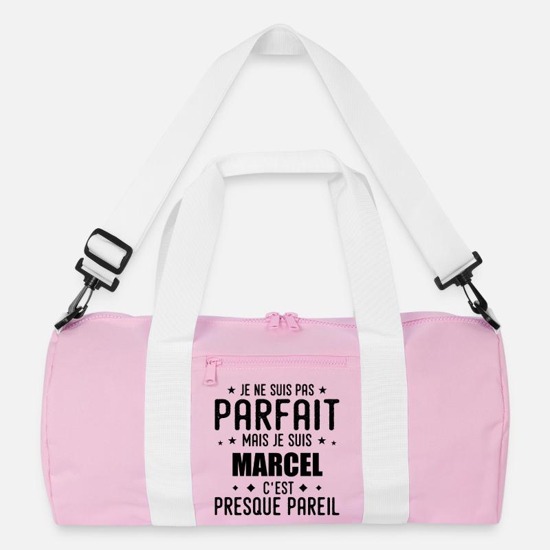 Marcel: authentisch, unvollkommen, oben, Perfektion Recycelte Duffel Bag