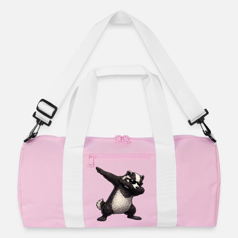 Dabbing Badger Recycled Duffel Bag
