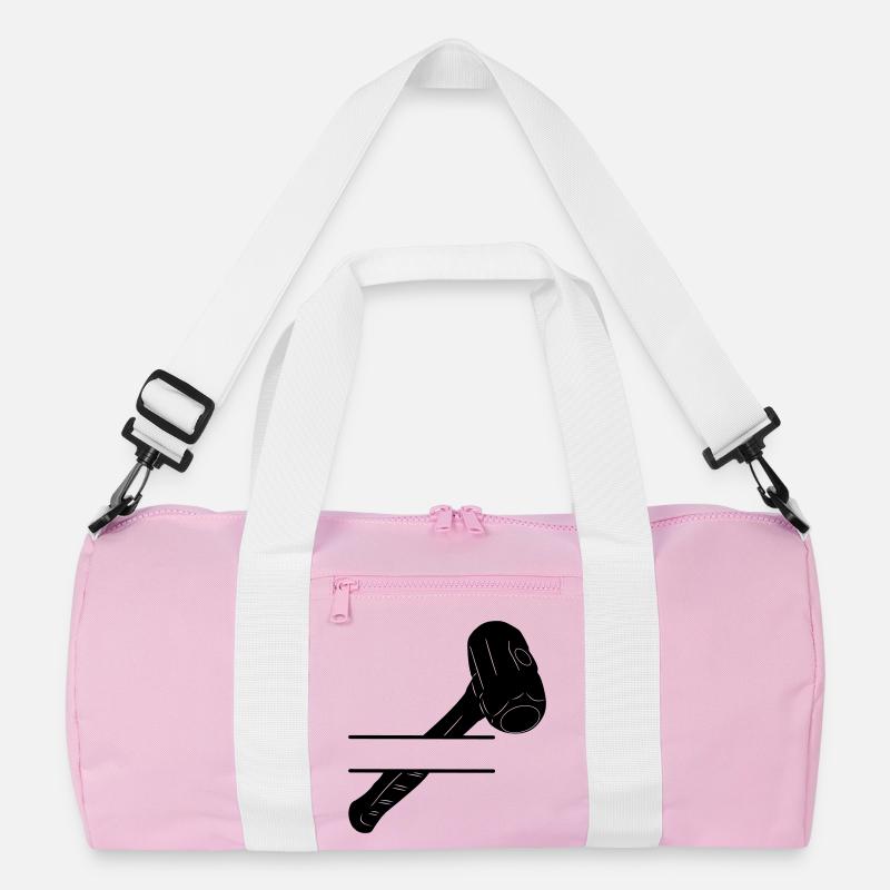 Hammermonogramm zum Abbruch Recycelte Duffel Bag