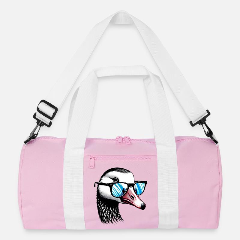 Gans mit Brille Recycelte Duffel Bag