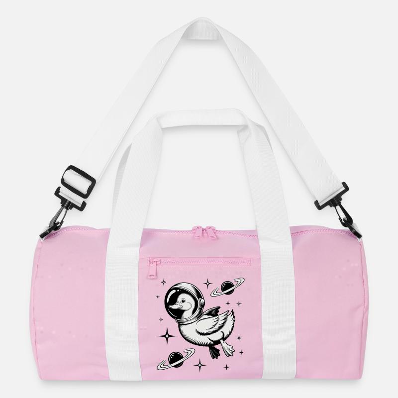 Goose in Space - Cool Astonomy Logo Recycelte Duffel Bag