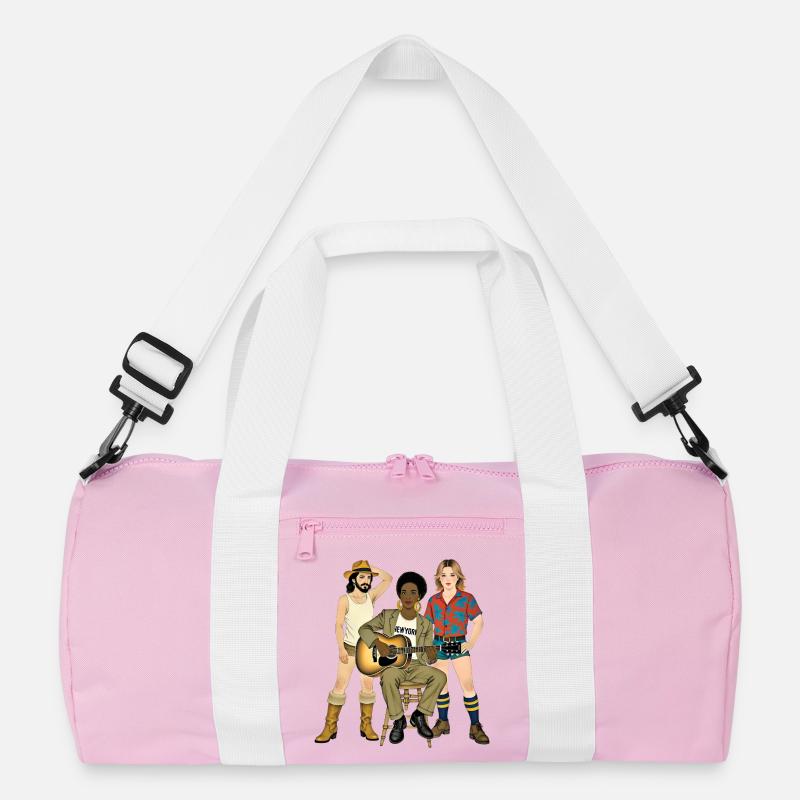 B W DU WILLST B - nette Leute Recycelte Duffel Bag