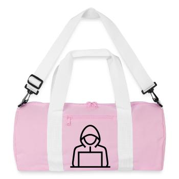 hacker - Sac de sport recyclé - rose/blanc - Devant