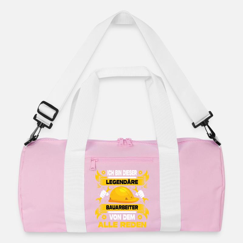 Construction Manager Gifts Construction Workers Road Construction Recycled Duffel Bag