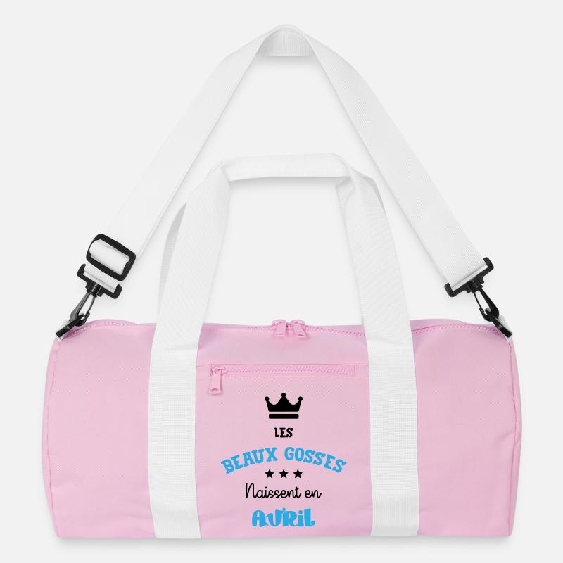 Cadeau naissance bébé garçon Avril Beaux Gosses Sac de sport recyclé
