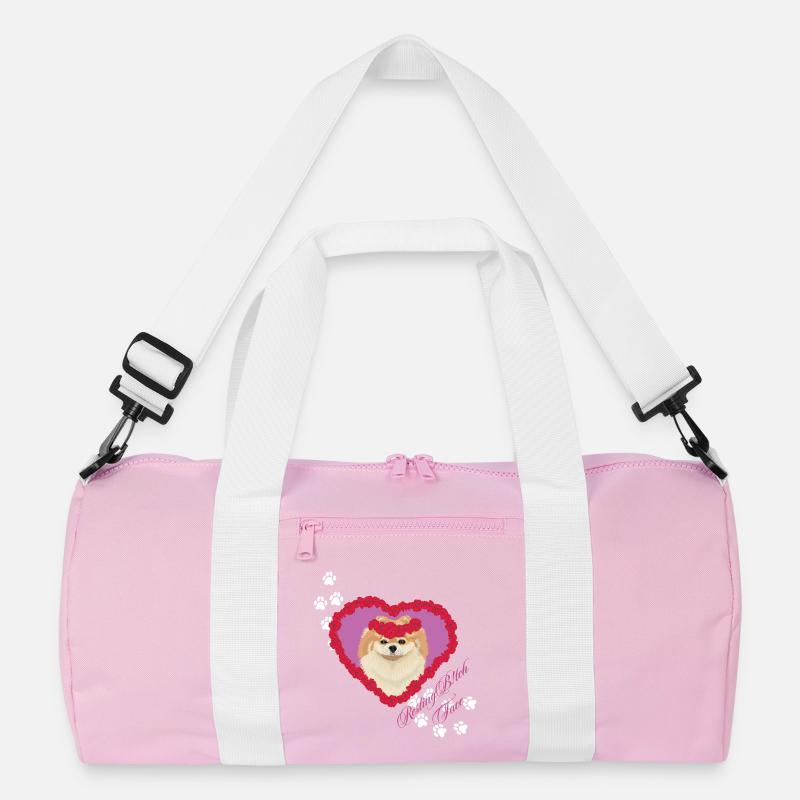 Resting B!tch Face Pomeranian Recycled Duffel Bag