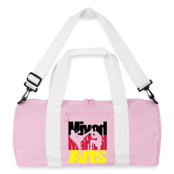 Mixed Martial Arts Deutsch - Recycelte Duffel Bag - Rosa/Weiß - Vorne