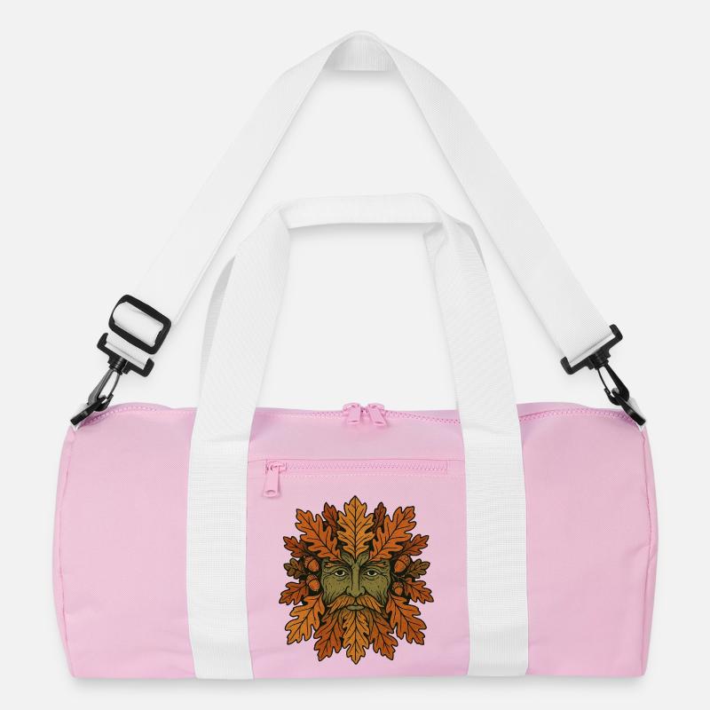 Geistgesicht der Herbst-Eiche Recycelte Duffel Bag