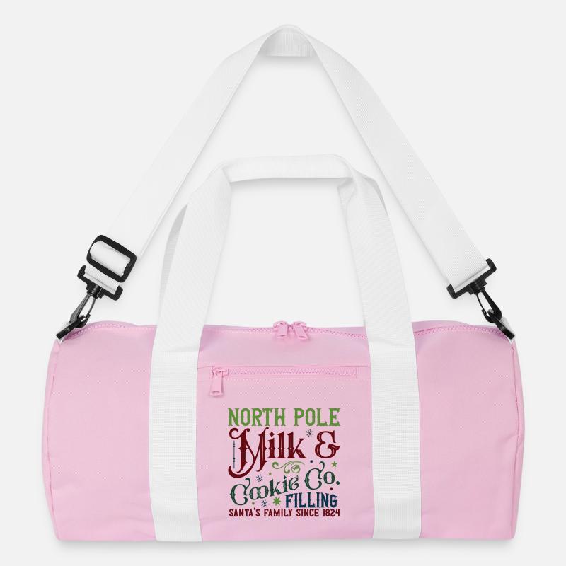 North Pole Milk & Biscuits Collection Recycled Duffel Bag