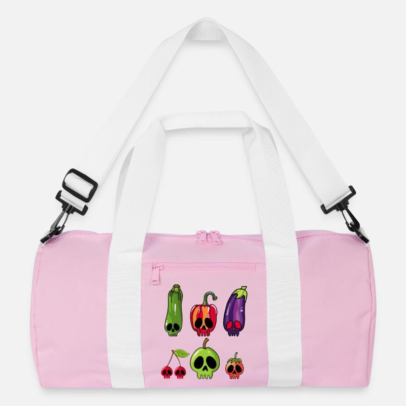 Vegetarische Todesköpfe Recycelte Duffel Bag