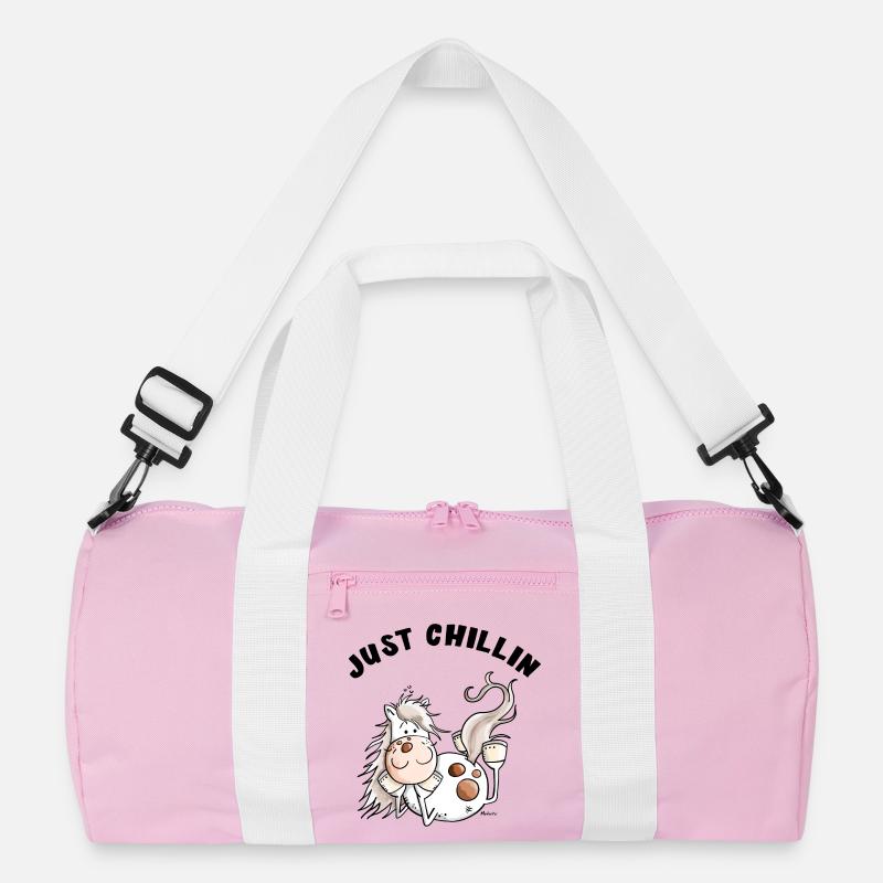 Chillendes Pferd - Comic - Pferde - Geschenk Recycelte Duffel Bag