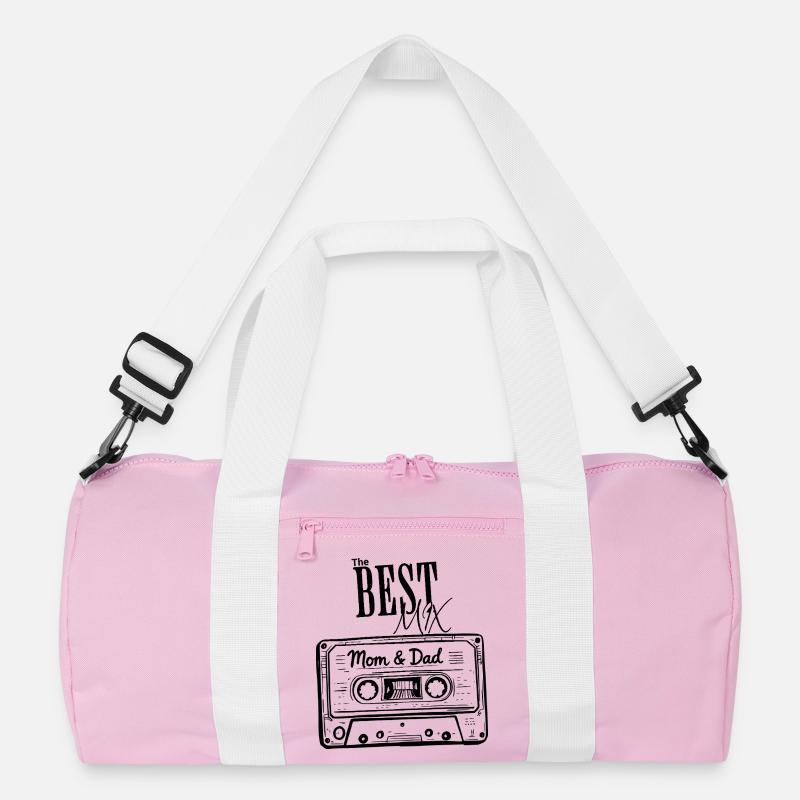 Vatertag Muttertag 80er Geschenk Best Mix Recycelte Duffel Bag