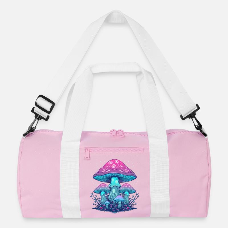Ätherische Neonpilze Recycelte Duffel Bag