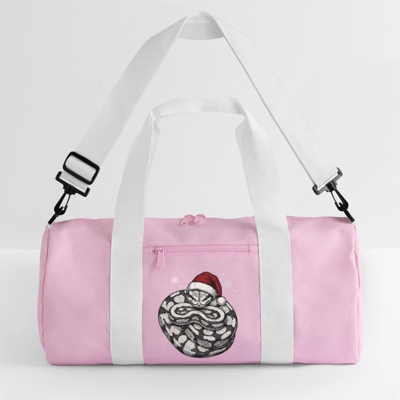 Königspython Weihnachten Ball Python Schlange Recycelte Duffel Bag