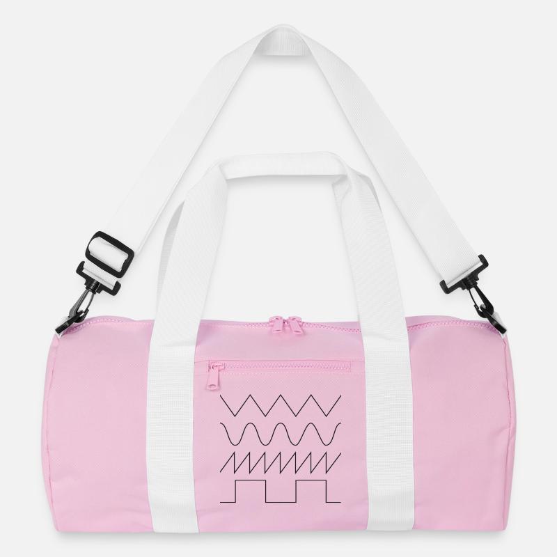 SYNTHESIZER WAVEFORM Recycelte Duffel Bag