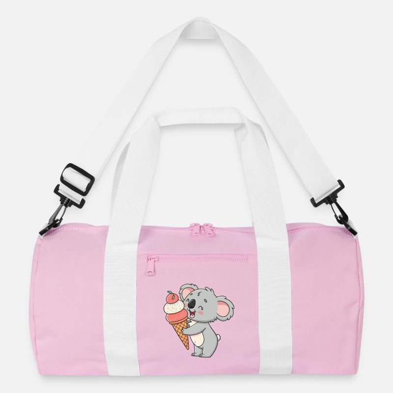 Gourmet-Koala und Eiscreme Recycelte Duffel Bag