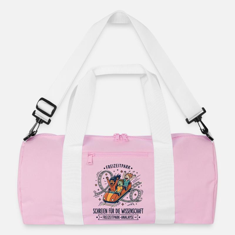 Freizeitpark Achterbahn Humor Recycelte Duffel Bag