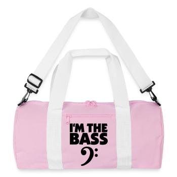 I'm the Bass Black (FR) - Sac de sport recyclé - rose/blanc - Devant
